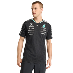 Heren Jerseys/Replicas - adidas Mercedes F1 Driver Authentic Jersey - Black-Black