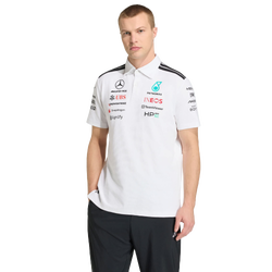 Herren T-Shirts - adidas Mercedes Petronas F1 Engineers Polo Shirt - White-White