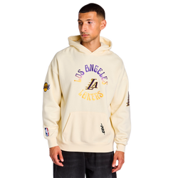 Men Hoodies - Pro Standard Lakers Wave - White-White