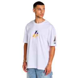 Men T-Shirts - Pro Standard Lakers Wave - White-White