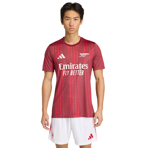 Adidas Arsenal Fc 26 Pre-Match Jersey Uomo - Maglie/Repliche Rosso - Taglia L - Poly Mesh