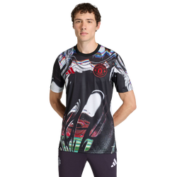 Herren Jerseys/Replicas - adidas Manchester United 25/26 Pre Match Jersey - Black-White