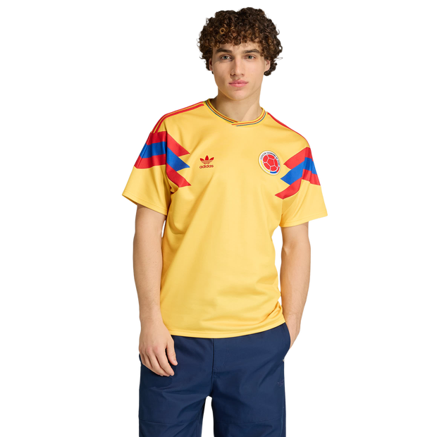 Adidas Colombia Uomo - Maglie/Repliche Giallo - Taglia M - Poly Mesh