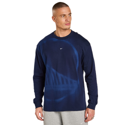 Herren T-Shirts - Nike Nba Warriors Anthem - College Navy-College Navy