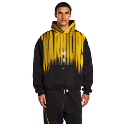 Men Hoodies - Nike Nba Warriors Mnk Tf - Black-White