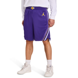 Heren Korte Broeken - Jordan Nba Lakers Df Swingman Stm - Field Purple-Amarillo