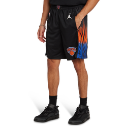Men Shorts - Jordan Nba Knicks Df Swingman Stm - Black-White