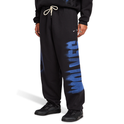 Men Pants - Nike Nba Timberwolves Mnk Tf - Black-White