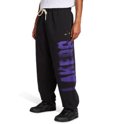 Men Shorts - Nike Nba Lakers Mnk Tf - Black-White