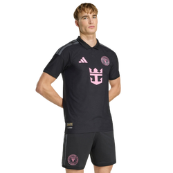Hombre Jerseys/Replicas - adidas Inter Miami Cf Away Authentic Jersey - Black-Bliss Pink