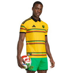 Hombre Jerseys/Replicas - adidas Jamaica Bob Marley Home Authentic Jersey - Bold Gold-Bold Gold