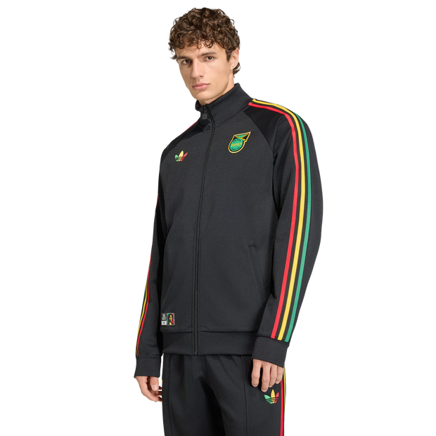 Adidas Jamaica Uomo - Top da pista Nero - Taglia M - Poly Mesh