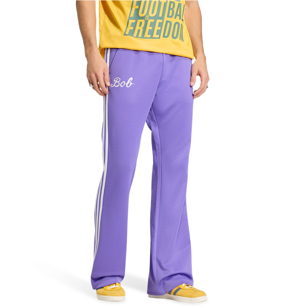 Adidas Bob Marley Originals Track Pants Uomo - Pantaloni Viola - Taglia XS - Poly Mesh