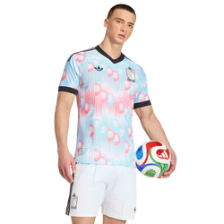 Homme Jerseys/Replicas - adidas Belgium 26 Away Authentic Jersey - Frozen Blue-Black