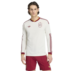Homme Jerseys/Replicas - adidas Spain 26 Away Authentic Jersey - Off White-Off White