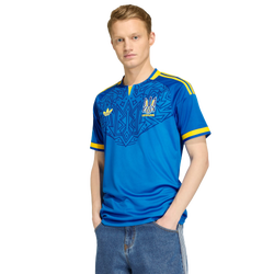 Men Jerseys/Replicas - adidas Ukraine 26 Away Jersey - Glow Blue-Glow Blue