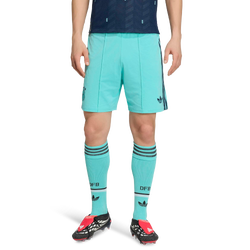 Heren Korte Broeken - adidas Germany 26 Away Shorts - Flash Aqua-Flash Aqua