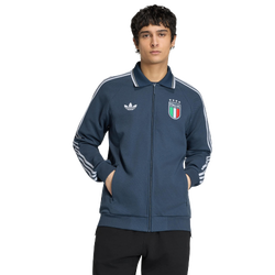 Homme Manteaux blousons - adidas Italy Away Anthem Jacket - Night Marine-Night Marine