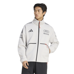 Hombre Jackets - adidas Audi F1 Engineers & Marketing Track Top - Chalk Pearl-Iron Metallic