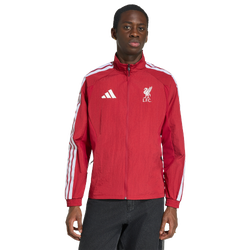 Men Tracksuits - adidas Liverpool Fc Home Anthem Jacket - Active Maroon-Active Maroon