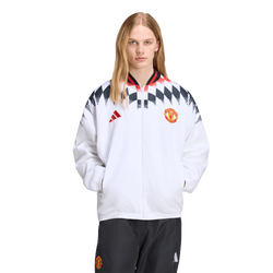 Men Track Tops - adidas Manchester United Stadium Track Top - White-White