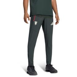 Men Pants - adidas Manchester United Tiro Tech Track Bottoms - Jungle Ink-Jungle Ink