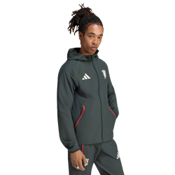 Heren Jackets - adidas Manchester United Tiro Travel Windbreaker - Jungle Ink-Jungle Ink