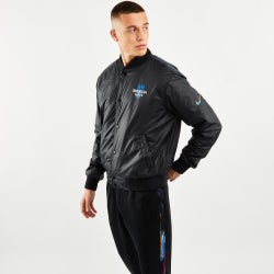 Men Jackets - Nike Brooklyn Nets City Edition - Black-Black