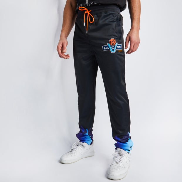 Image of Just Don All City male Pantaloni - Nero - Poly Tricot - Foot Locker035