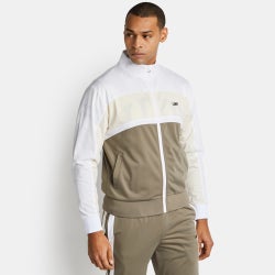 Hombre Track Tops - LCKR Clipper - Chalk-Drift Taupe-Drift Taupe