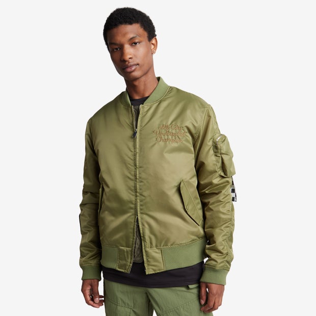 Image of LCKR Potomac Bomber male Giacche - Verde - Nylon - Foot Locker035