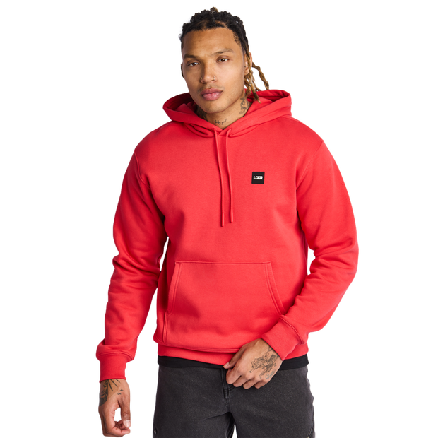 Embroidered Hooded Uomo - Felpe con cappuccio Rosso - Taglia XS - Pile di cotone XS