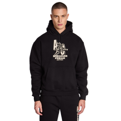 Men Hoodies - LCKR Oswego - Black-White-Black