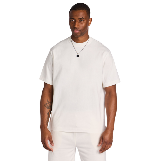 Heavyweight Relaxed Fit Herren T-Shirts - Beige - Größe L - Baumwoll-Jersey Beige L
