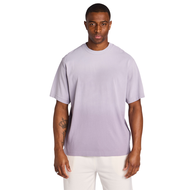 Heavyweight Distressed Relaxed Fit Uomo - Magliette Viola - Taglia M - Jersey di cotone M