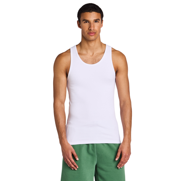 LCKR Flagship Rib Tank Uomo - Canotte Bianco - Taglia XL - Jersey di cotone