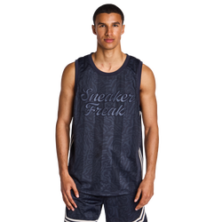 Homme Vestes - LCKR League Basketball Mesh Jersey - Blue-Blue