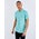Sneaker Freak Califun Pique - Men Polos Blue Terquoise-Strawberry Ice
