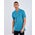 Sneaker Freak Califun Pique - Men Polos Mosaic Blue-Strawberry Ice
