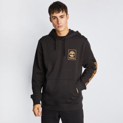 Herren Hoodies - Timberland Stack Logo - Black-Black