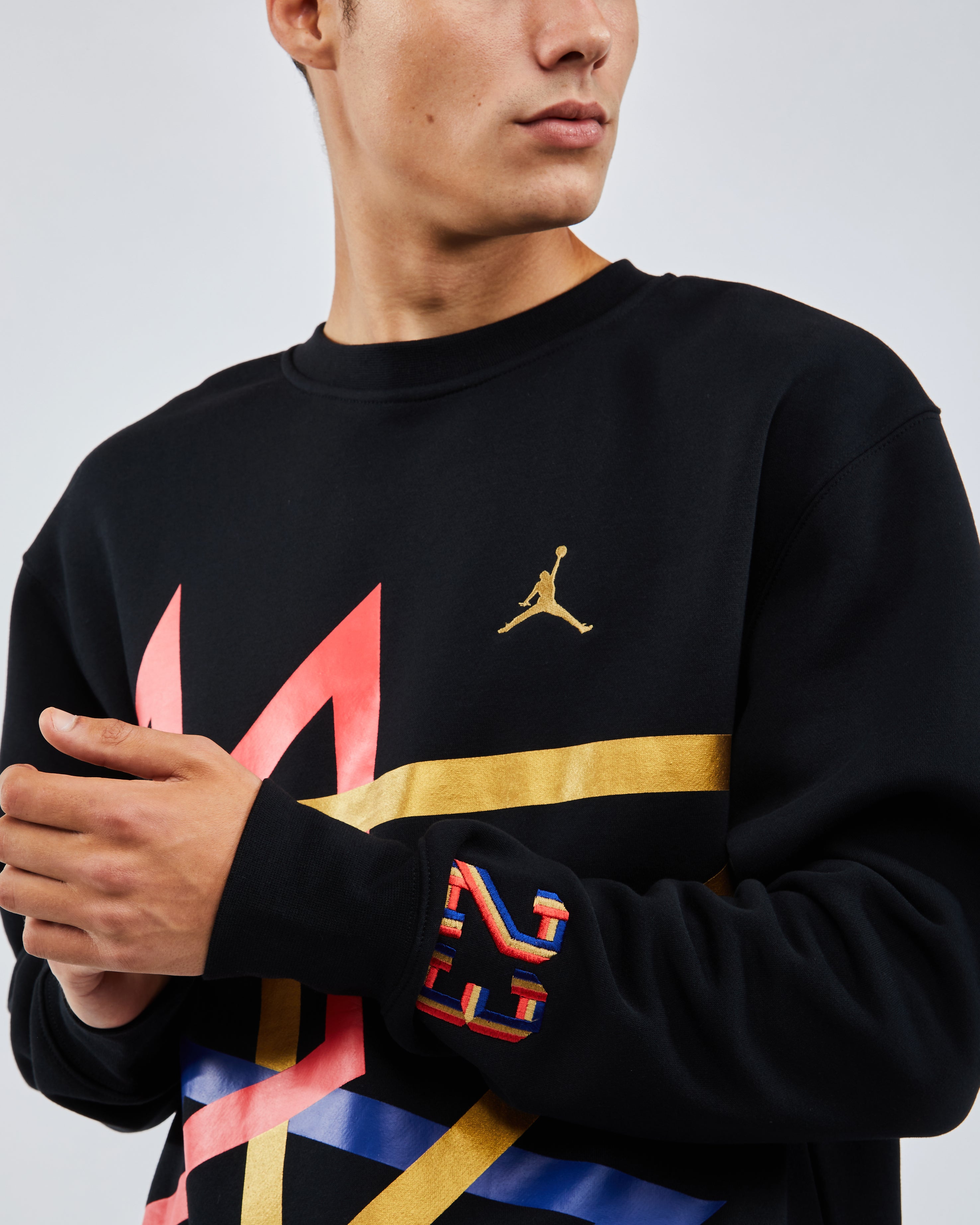 jordan dna fleece crew