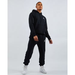 Men Pants - Jordan Jumpman Fleece - Black-Black