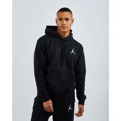 Men Hoodies - Jordan Jumpman Fleece Over The Head - Black-Black