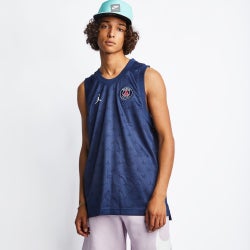 Men Vests - Jordan Psg - Navy-White