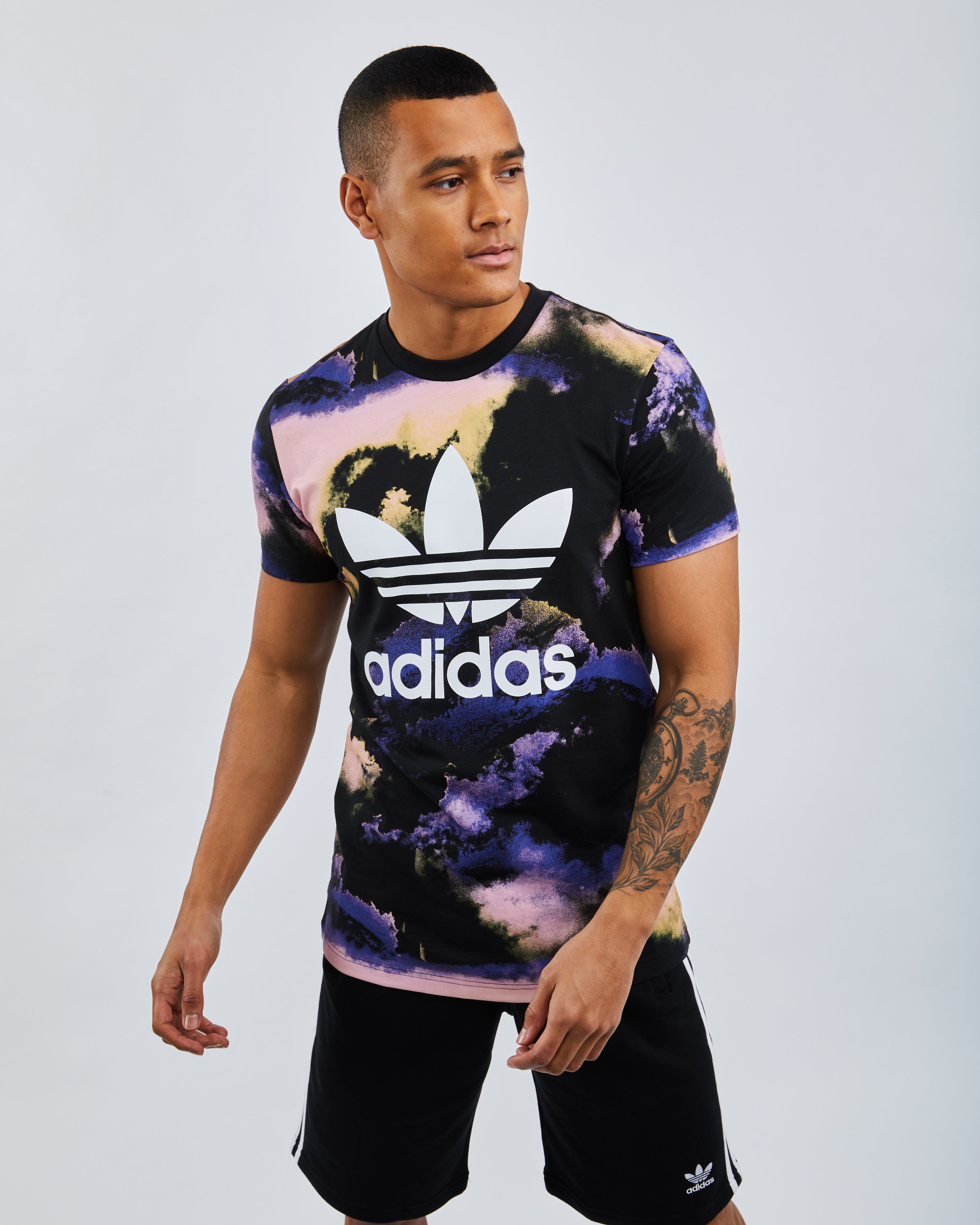 adidas tie dye shirt mens