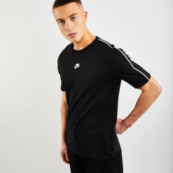 Men T-Shirts - Nike Repeat - Black-Black