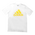 adidas Universal Foil - Men T-Shirts White-White