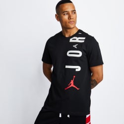 Homme T-Shirts - Jordan Gift Giving - Black-White-Gym Red