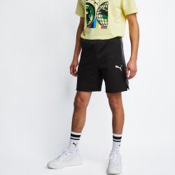 Men Shorts - Puma Logo - Black-Black