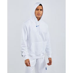 Men Hoodies - Nike Swoosh On Tour Over The Head - White-White